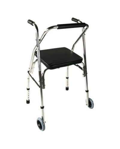 Deambulateur à 2 roues avec...