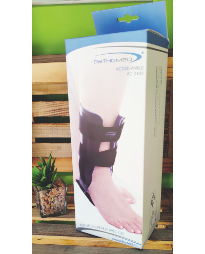 Attelle de cheville avec gel